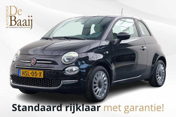 Fiat 500 1.0 Hybrid Dolce Vita | Panodak | Licht metaal | BT, Auto's, Fiat, Bedrijf, Te koop, ABS, Airbags, Airconditioning, Alarm