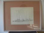 Toon de Jong - tekening in passe partout, Ophalen