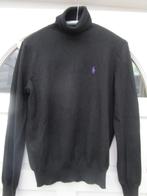 Diepzwarte Ralph Lauren trui maat S/M, 100% Merino wol, Ophalen, Maat 48/50 (M), Zwart, Ralph Lauren