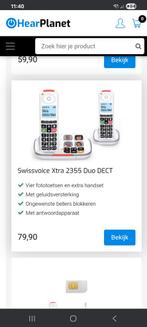 Telefoon, Ophalen, Zo goed als nieuw, 2 handsets
