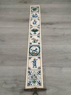 Vintage Schellekoord delfsblauw tegeltjes stijl, Ophalen of Verzenden, Zo goed als nieuw