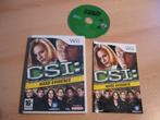 Wii spel: Crime Scene Investigation, hard evidence, Avontuur en Actie, 1 speler, Ophalen of Verzenden, Zo goed als nieuw