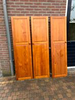 Massief houten kastdeuren - set van 3, Ophalen, Gebruikt, 80 tot 100 cm, Binnendeur