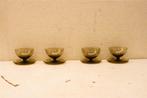 Vintage 4 stuks Luminarc Ijscoupes 44944, Huis en Inrichting, Keuken | Servies, Ophalen of Verzenden, Gebruikt, Glas, Overige stijlen