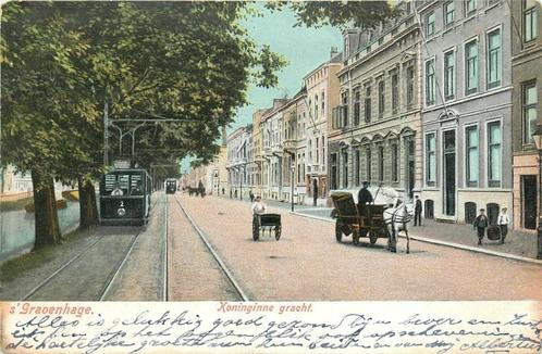 (386-214-041) Den Haag Koninginnegracht, Verzamelen, Ansichtkaarten | Nederland, Zuid-Holland, Verzenden