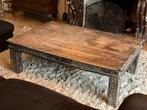 Koloniaal Oosterse Salontafel - Hardhout - 136x92x45cm, Huis en Inrichting, Ophalen