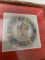 Poster in lijst, afbeelding Maya kalender, Huis en Inrichting, Ophalen