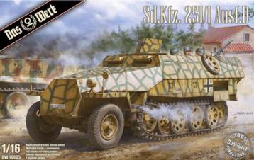 Das Werk Sd Kfz 251 in schaal 1/16 beschikbaar voor biedingen