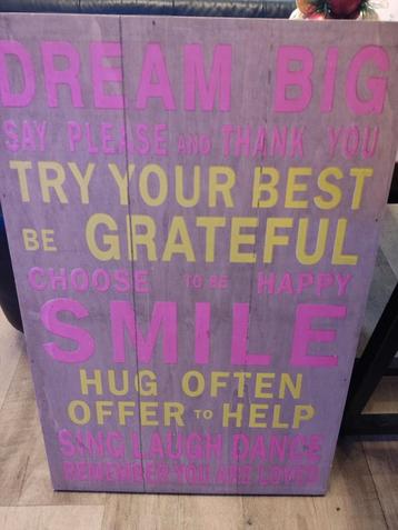 Inspirerend Houten Bord beschikbaar voor biedingen