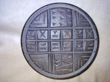 Griekse Orthodoxe houten heilig brood stempel (12 cm) beschikbaar voor biedingen