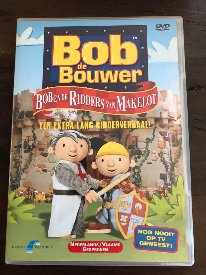 🏰 Dvd origineel - BOB DE BOUWER - Ridders van Makelot, Cd's en Dvd's, Dvd's | Tekenfilms en Animatie, Zo goed als nieuw, Europees
