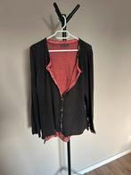 Bruin oranje vestje maat 44 S’Questo, S’questo, Maat 42/44 (L), Oranje, Ophalen of Verzenden