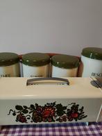 Prachtige vintage set voorraadbussen en koekblik van Vendex, Antiek en Kunst, Verzenden