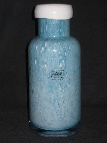Fidrio Holland Vaas Blauw/Wit Gemerkt beschikbaar voor biedingen