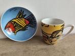 Corneille L'autour du Chat Blue kopje en schaaltje 2001, Ophalen of Verzenden, Zo goed als nieuw, Overige stijlen, Kop(pen) en/of Schotel(s)