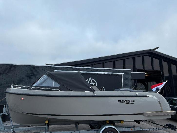 Clever 60 TENDER SLOEP*UNIEK CUSTOM*Suzuki60PK+trailer*2026, Watersport en Boten, Sloepen, Nieuw, 50 tot 70 pk, 6 meter of meer