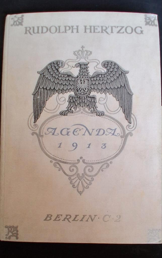 Rudolph Hertzog Agenda 1913 Berlin C 2, Antiek en Kunst, Antiek | Boeken en Bijbels, Ophalen