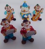 Collectie muziek clowns  +/- 10 a. 15 cm., Verzenden, Zo goed als nieuw