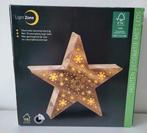 Houten (kerst) ster met verlichting, Diversen, Ophalen of Verzenden, Zo goed als nieuw