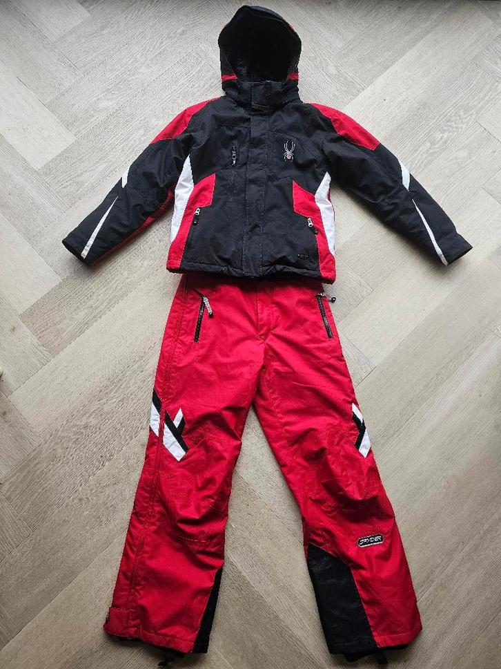 Spyder skijas 152 en skibroek 164 (Skipak), Kleding | Heren, Wintersportkleding, Zo goed als nieuw, Pak, Overige maten, Ophalen of Verzenden