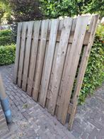 Gratis 2 houten schuttingdelen 178cm breed en 141cm hoog, Tuin en Terras, Ophalen, Minder dan 3 meter, Hout, 1 tot 2 meter