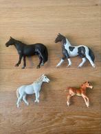 4 Schleich paarden, Verzamelen, Speelgoed, Ophalen of Verzenden