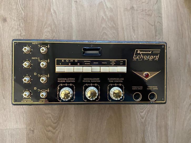 Dynacord Echo S65 en versterker DA16V, Muziek en Instrumenten, Versterkers | Bas en Gitaar, Gebruikt, Gitaar, 100 watt of meer