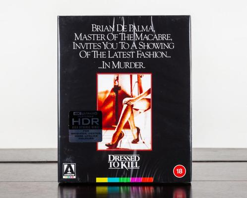Dressed to Kill 4K UHD Blu-Ray (UK Import) Arrow, Cd's en Dvd's, Blu-ray, Nieuw in verpakking, Horror, Ophalen of Verzenden