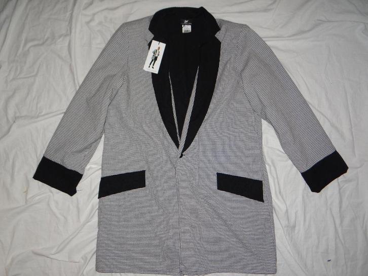Leuke zwart/witte ROCK & ROLL/ROCKABILLY jas (1), Kleding | Heren, Carnavalskleding en Feestkleding, Nieuw, Kleding, Carnaval