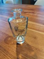 Glas met blauwborst afbeelding, Overige kleuren, Ophalen of Verzenden, Minder dan 50 cm, Glas