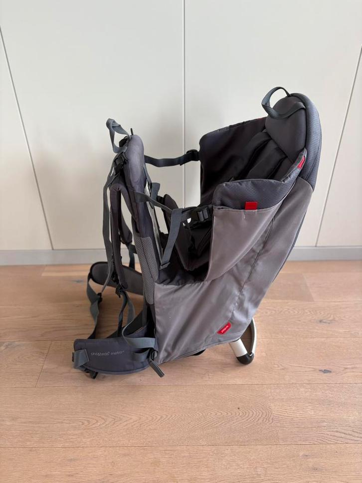 Rugdrager phil&teds Metro z.g.a.n., Kinderen en Baby's, Babydragers en Draagdoeken, Zo goed als nieuw, Draagzak, Rug, Overige merken