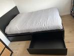 IKEA malm bed (140/200)  met 2 bedlades incl IKEA matras, Ophalen, Overige kleuren, Tweepersoons, 140 cm