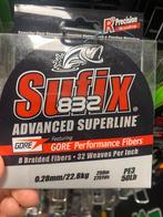 Sufix 832 Advanced Super Braid gevlochtenlijn 0.28mm, Nieuw, Ophalen of Verzenden, Vislijn, Rapala