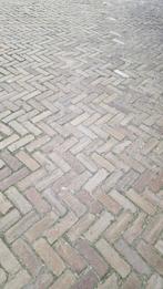 Oude bonte gebakken 7 duimers kleur brons grijs bruin, Ophalen, Overige materialen, Gebruikt, Klinkers