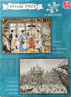 Jumbo - Anton Pieck - Kruidenier + Schreierstoren - 2x1000, Ophalen of Verzenden, 500 t/m 1500 stukjes, Zo goed als nieuw, Legpuzzel