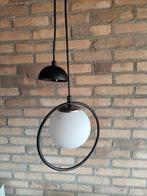 Hanglampje met glazen bol, Ophalen, Art deco, Zo goed als nieuw, Glas