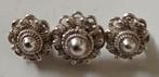 Antiek zilveren zeeuwse knop/knoop broche, Sieraden, Tassen en Uiterlijk, Antieke sieraden, Ophalen of Verzenden, Zilver, Broche