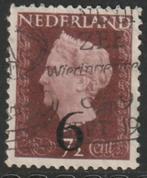 Nederland 1950 549 Wilhelmina 6c op 7,5c, Gest, Postzegels en Munten, Postzegels | Nederland, Ophalen of Verzenden, Na 1940, Gestempeld