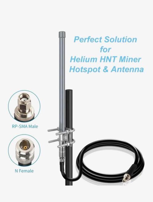 Helium antenne LoraWan 3dbi 4dbi 5.8dbi 8dbi fiberglass, Telecommunicatie, Antennes en Masten, Nieuw, Antenne, Ophalen of Verzenden