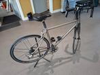 Mooie titanium racefiets, 28 inch, Gebruikt, 10 tot 15 versnellingen, 53 tot 57 cm