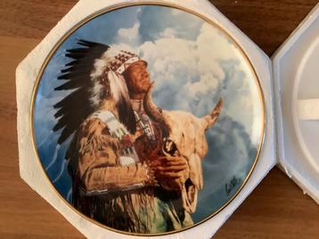 Franklin Mint "Hear Me Great Spirit" Bord Limited Edition beschikbaar voor biedingen