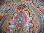 Paisley stijl vintage sjaal met franje~jrn 70~Vierkan, Kleding | Dames, Mutsen, Sjaals en Handschoenen, Ophalen of Verzenden, Gedragen
