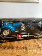 Bugatti Type 59 (1934) 1:18 Bburago Nieuw in doos, Verzenden, Zo goed als nieuw, Bburago