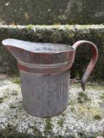 Antieke tinnen schenk maatkan 1 liter., Antiek en Kunst, Ophalen