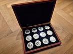 Zilveren Lunar Serie II Set - Compleet!, Postzegels en Munten, Munten | Oceanië, Ophalen of Verzenden, Setje, Zilver