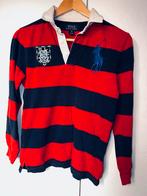 Ralph Lauren rugby polo met lange mouwen | maat 140/146, Ophalen of Verzenden, Zo goed als nieuw, Jongen, Shirt of Longsleeve