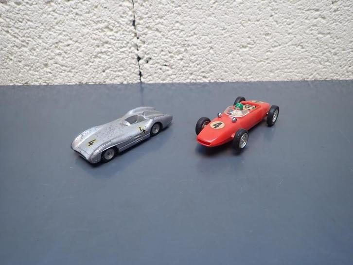 Marklin 8010 Mercedes W196 Streamliner, + Porsche F1 1:43, Hobby en Vrije tijd, Modelauto's | 1:43, Gebruikt, Ophalen of Verzenden