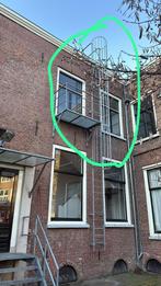 Stalen kooiladder | met veiligheidsbeugels, Ophalen, Zo goed als nieuw, Overige typen, Minder dan 2 meter