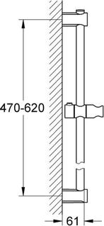 Grohe Vitalio quickfix | Douchestang, Doe-het-zelf en Verbouw, Sanitair, ., Nieuw, Ophalen of Verzenden, Douche