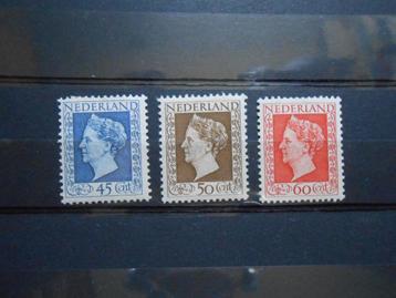 postzegels nederland 1948 Wilhelminaserie ongestempeld beschikbaar voor biedingen
